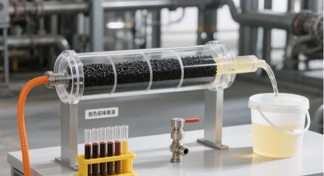 Kabòn aktive pou pwosesis manifakti glutamate monosodyòm